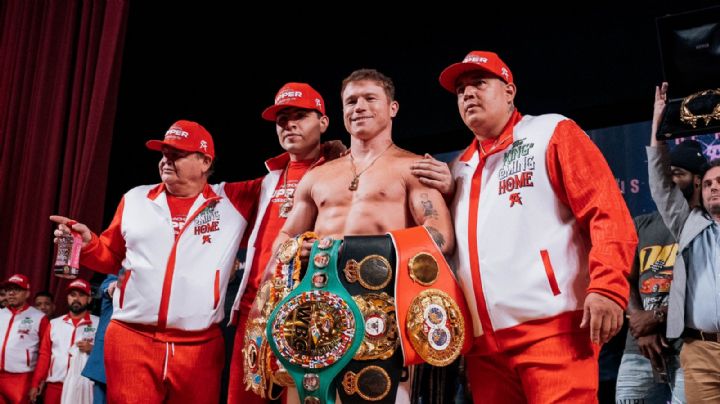 'Canelo' Álvarez intenta intimidar a Ryder con un corrido en la ceremonia de pesaje