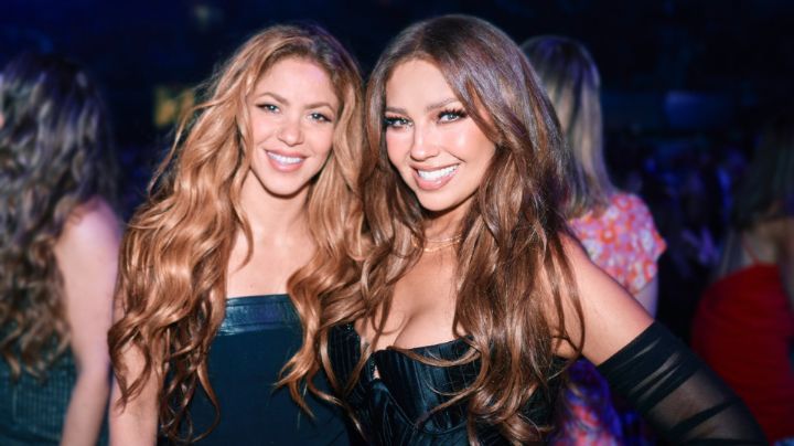 VIDEO: Shakira y Thalía se reencuentran en el evento 'Mujeres Latinas en la Música'