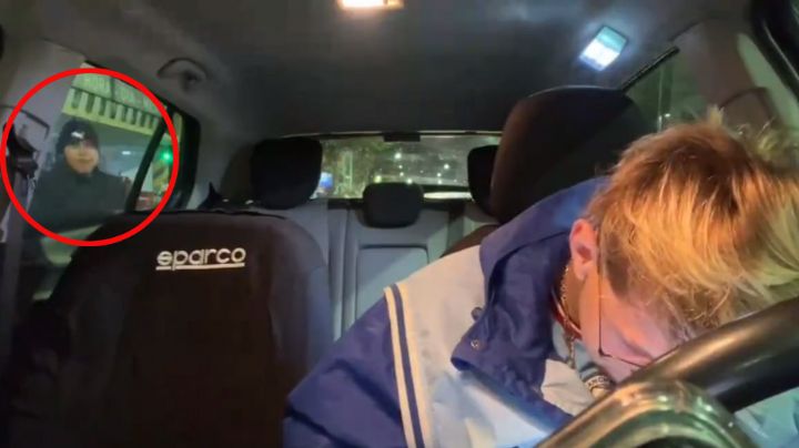 Taxista es víctima de asalto durante transmisión en vivo