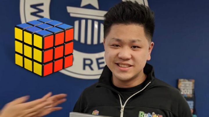Joven con autismo bate Récord Guinness en cubo de Rubik