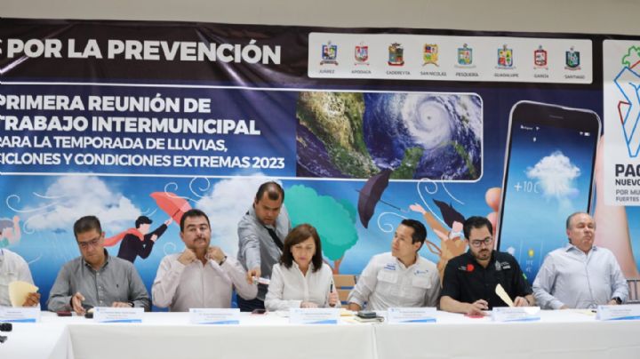 Alcaldes de Pacto Nuevo León informan inicio de temporada de ciclones y huracanes