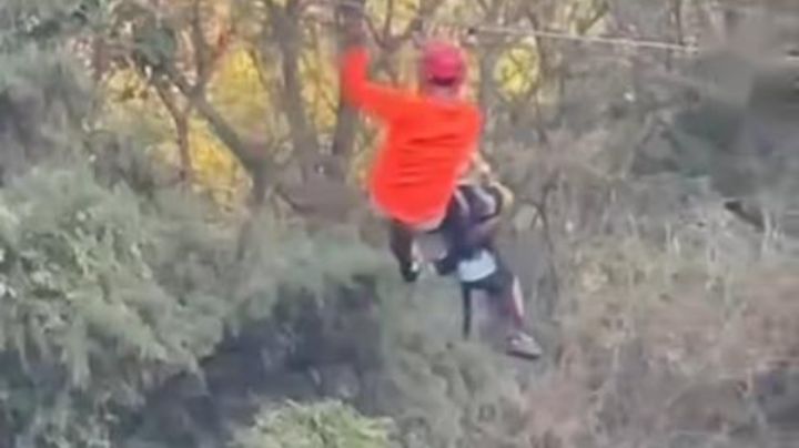 Joven relata cómo rescataron a su hermano tras caer de tirolesa en Parque Fundidora