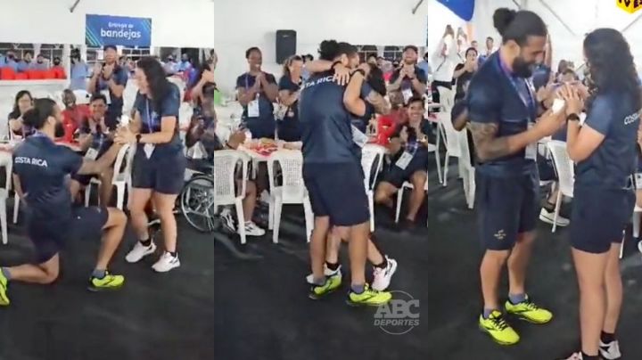 Jugador de Rugby pide matrimonio a su compañera en Centroamericanos