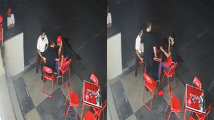 Captan a hombre golpeando a mesero de Taquería Orinoco