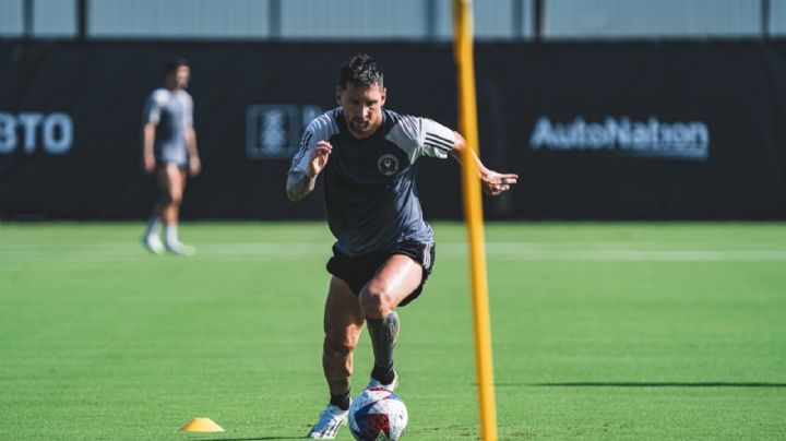 Messi ya entrenó con Inter de Miami; apunta a debutar en Leagues Cup