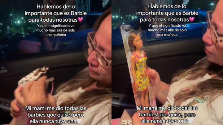 'Ella nunca tuvo una', joven le regala a su mamá una Barbie luego de ver la película
