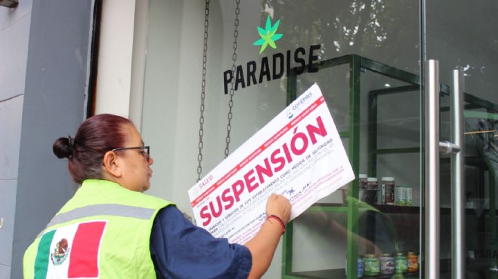 Cofepris suspende sucursales de empresa vendedora de productos cannabis