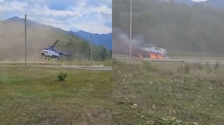 Captan desplome de helicóptero que dejó 6 muertos en Siberia 