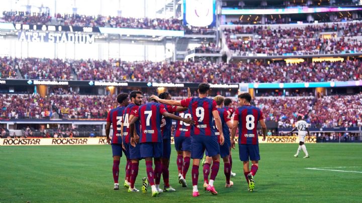 Barcelona se lleva el clásico en Dallas; vencen 3-0 al Madrid