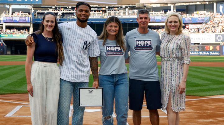 Damar Hamlin colabora en iniciativa HOPE de Yankees