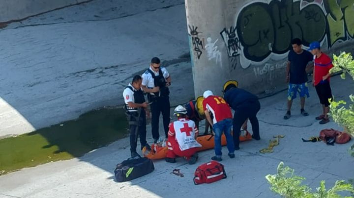 Joven cae desde 15 metros al Arroyo El Obispo en San Pedro