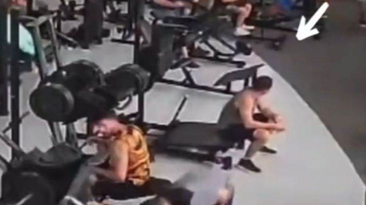 Aparato de gimnasio cae sobre espalda de un hombre; podría quedar parapléjico