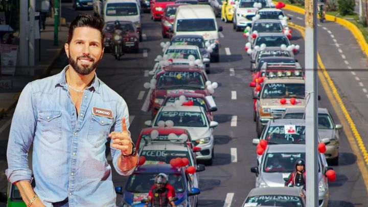 Convocan caravana en apoyo a Poncho por final de La Casa de los Famosos