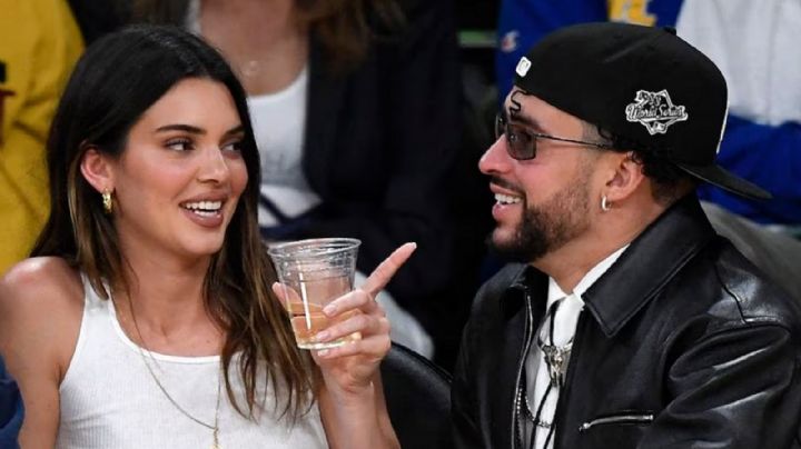 Kendall Jenner se cae en concierto de Drake; Bad Bunny corre a levantarla