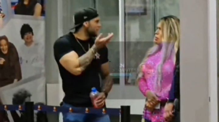 Captan a Wendy discutiendo con Marlon en la calle