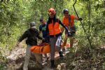 Rescatan a mujer que se lastimó subiendo cerro de La Estanzuela