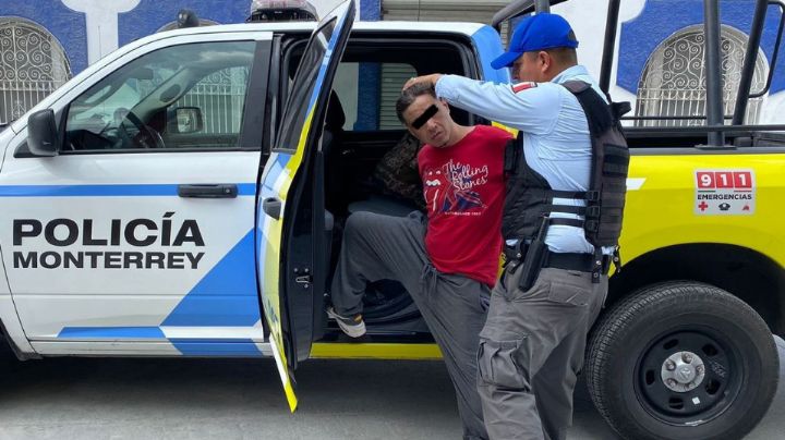 Detienen a hombre por amenazar a su tío con pistola y taladro en Monterrey