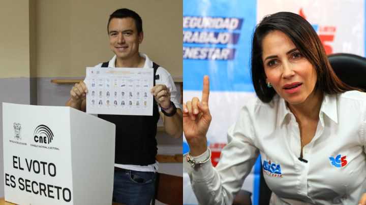 Daniel Noboa y Luisa González pasan a la segunda vuelta de las elecciones en Ecuador