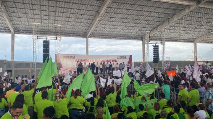 Así reciben regios a Claudia Sheinbaum en Expo Feria Guadalupe