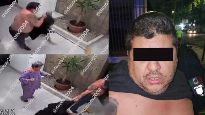 Captan a hombre arrastrando del cabello y golpeando a una mujer en CDMX