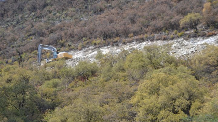 Con amparo, constructora retoma desmonte en cerro Las Águilas