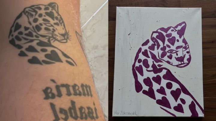 Hombre descubre que tiene tatuada una pintura de Mar de Regil
