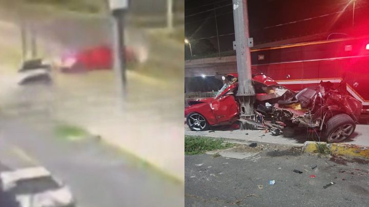 Revelan momento exacto del choque del Camaro donde un joven murió y otro perdió la pierna