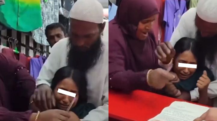 Obligan a niña a casarse con hombre de 40 años en Bangladesh