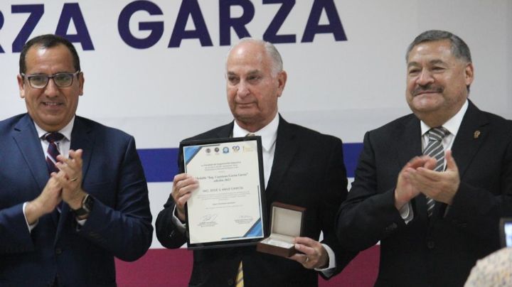 Pepe Maiz es galardonado con la Medalla Ingeniero Cayetano Garza