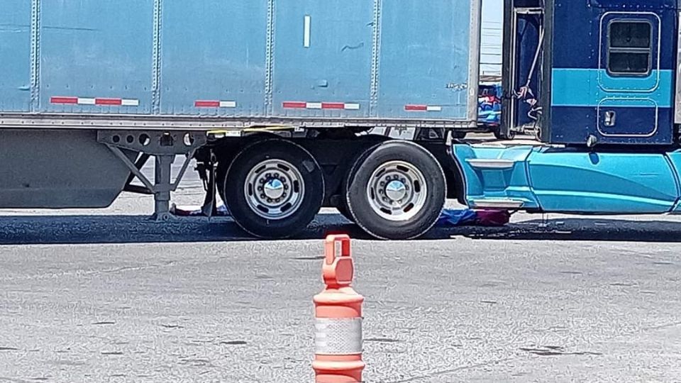 Menor arrollada por un tráiler.