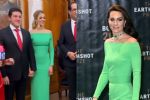 Mariana Rodríguez usó para el grito el mismo vestido que Kate Middleton, princesa de Gales