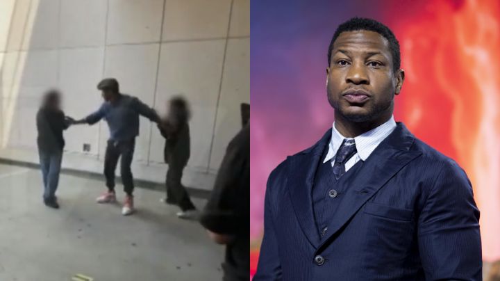 Jonathan Majors detiene pelea de jovenes y recibe críticas en redes