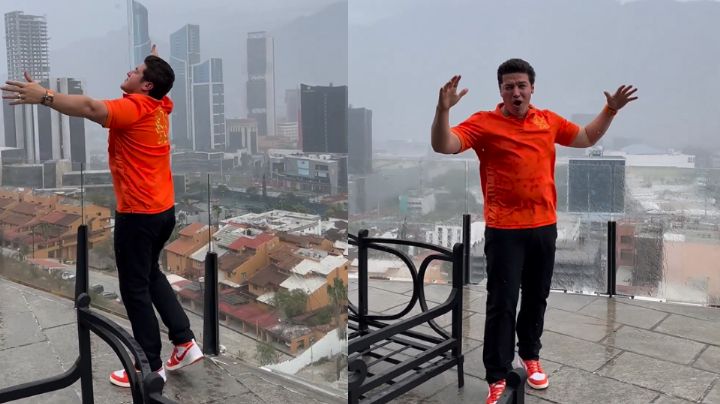 '¡Déjese venir, Tláloc, macizo!': Samuel García vuelve a enloquecer con la lluvia
