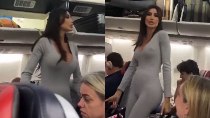 'Soy famosa': Influencer amenaza y ofende a pasajeros; la bajan del vuelo