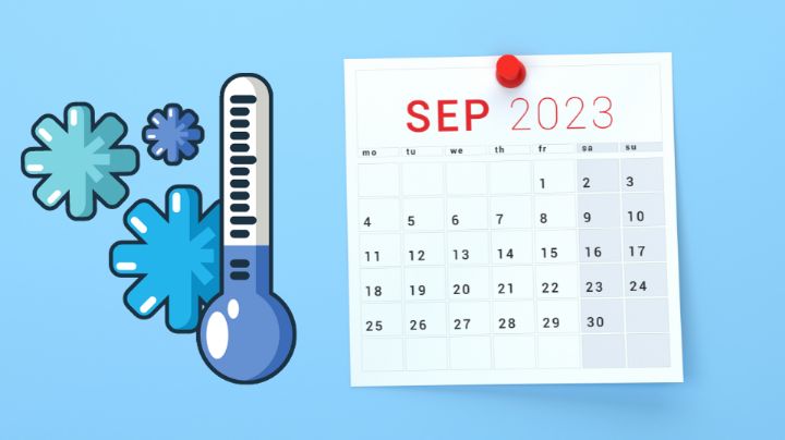 ¿Cuántos frentes fríos restan por llegar en septiembre?