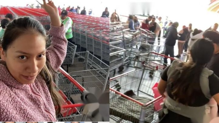 Revendedora de pasteles del Costco llega 3 horas antes para ser la primera en comprar