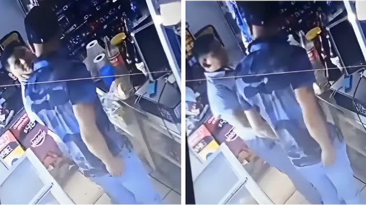 Exhiben a hombre agrediendo a menor en tienda de San Luis Potosí
