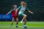 Christina Burkenroad se desgarra con la Selección Mexicana