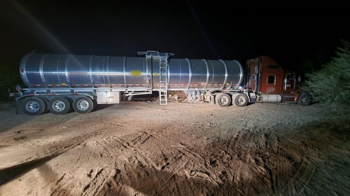 Guardia Nacional decomisa tractocamión con 55 mil litros de combustible en General Bravo