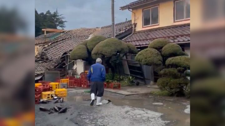 Al menos 6 personas atrapadas bajo escombros tras terremoto en Japón