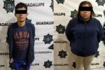 Detienen a tres que conducían taxi y sumaban 40 asaltos en Guadalupe