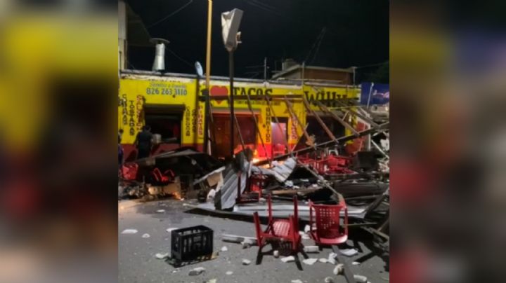 Explosión en taquería de Montemorelos deja 3 heridos de gravedad