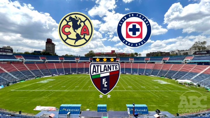 Jugarán América, Cruz Azul y Atlante en el mismo estadio; Ciudad de los Deportes