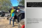 Muere influencer mexicano tras volcarse el RZR donde viajaba en Sinaloa