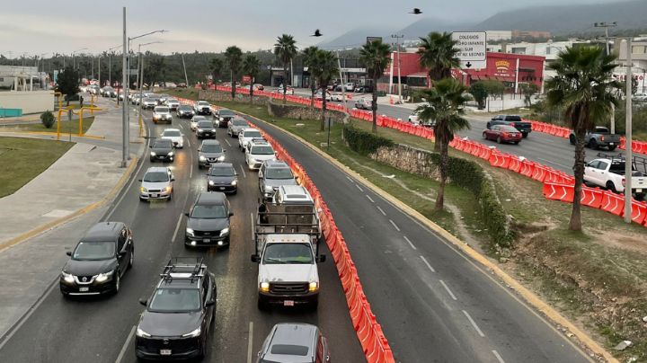 Abren carril de contraflujo en avenida Paseo de los Leones