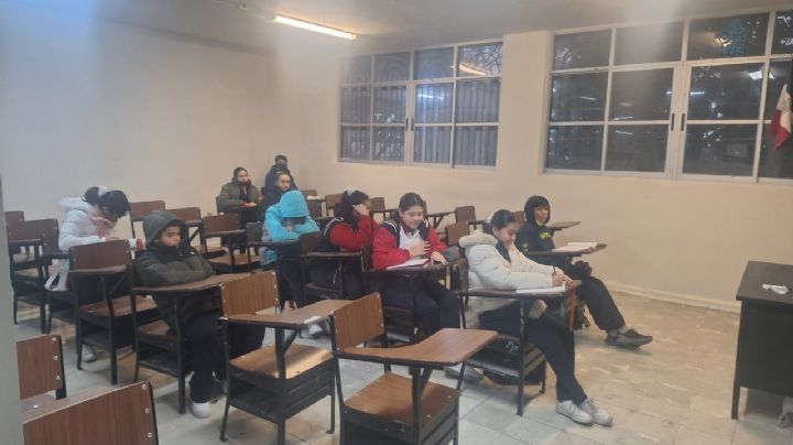 Causa frente frío 27 ausentismo de alumnos en Secundaria de Monterrey