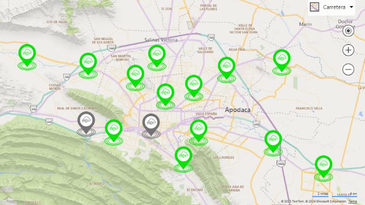 Frente frío ‘congela’, pero limpia a Monterrey de contaminación acumulada