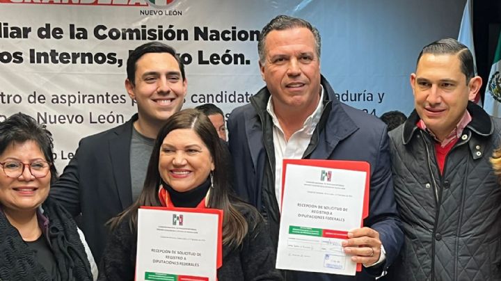 Se registran priistas como precandidatos a diputados federales por Nuevo León