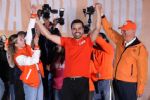 Refinería tiene los días contados en NL: Álvarez Máynez al cerrar precampaña en Monterrey
