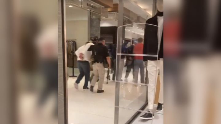 Así fue la detención de 'La Kena' en Palacio de Hierro, San Pedro